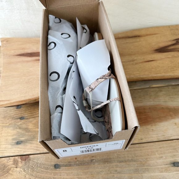 NIB Journee Collection‎ Snake Pattern Vegan Sandals - 8 - Picture 3 of 11